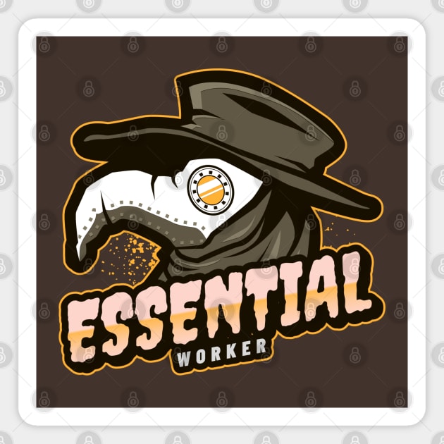 Essential Worker Magnet by teecloud